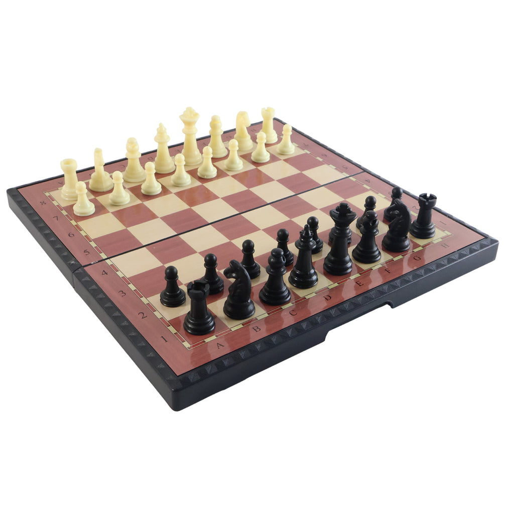 Foldable Magnetic Chess Board Game Set (24 X 24 Cm)