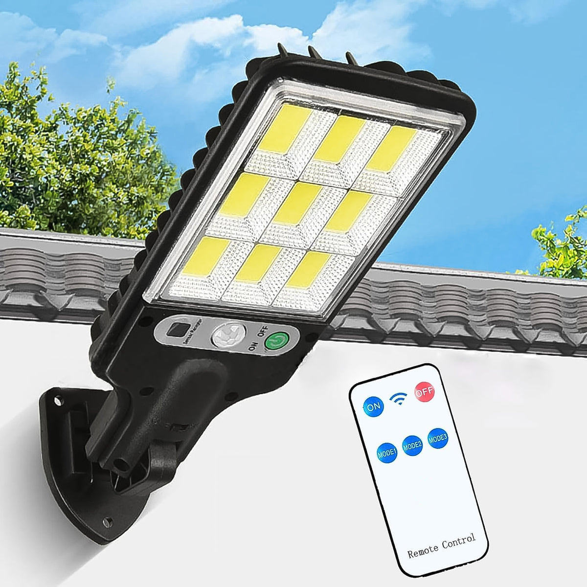High-power Solar Led Street Light With Motion Sensor  Remote Control