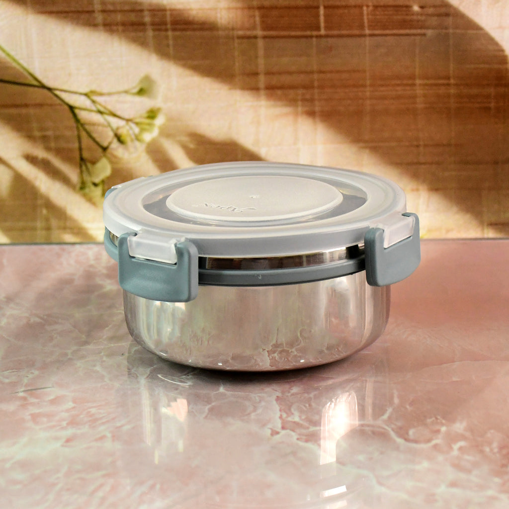 Apex Round Airtight Food Storage Container Approx 500 Ml (1 Pc)