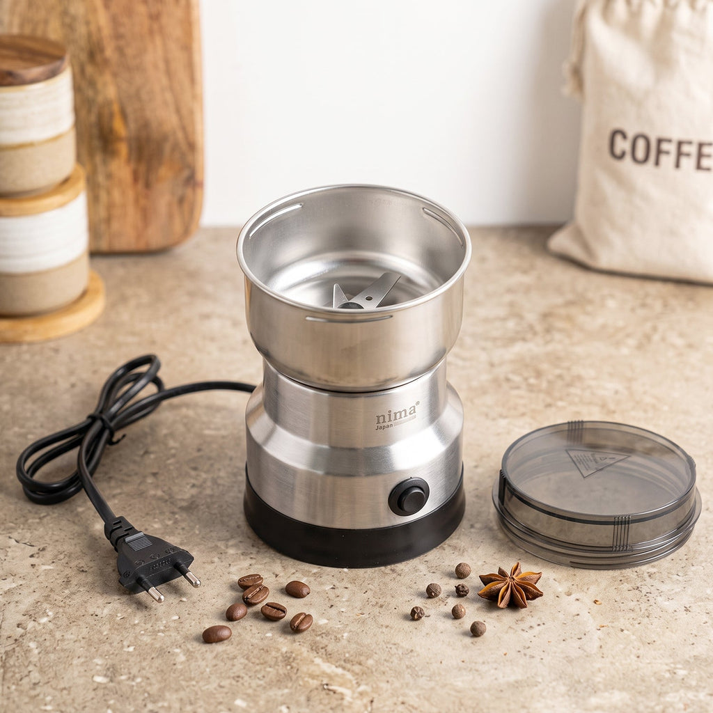 Mini Electric Grinder 150w Stainless Steel For Coffee Spice And Masala (1 Pc)