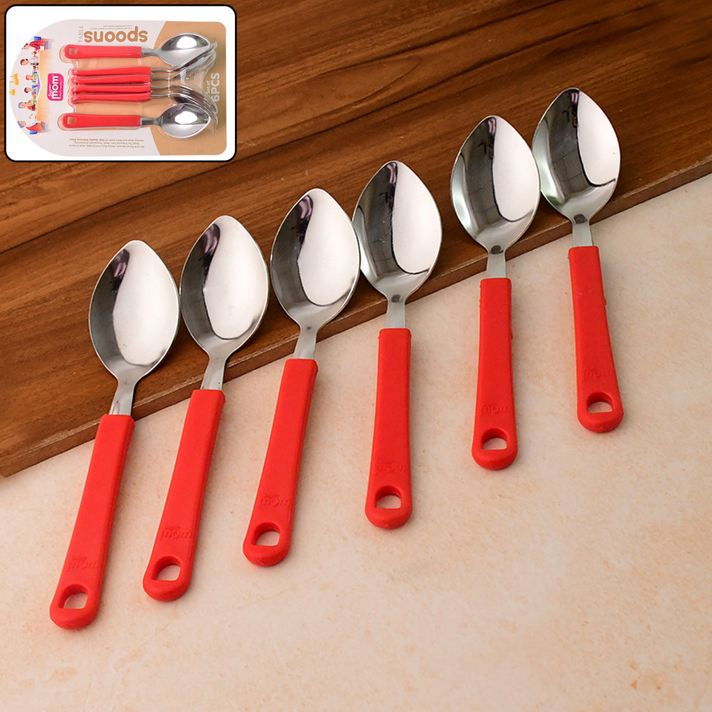 Supermom Premium Stainless Steel Table Spoon (6 Pc  Set)