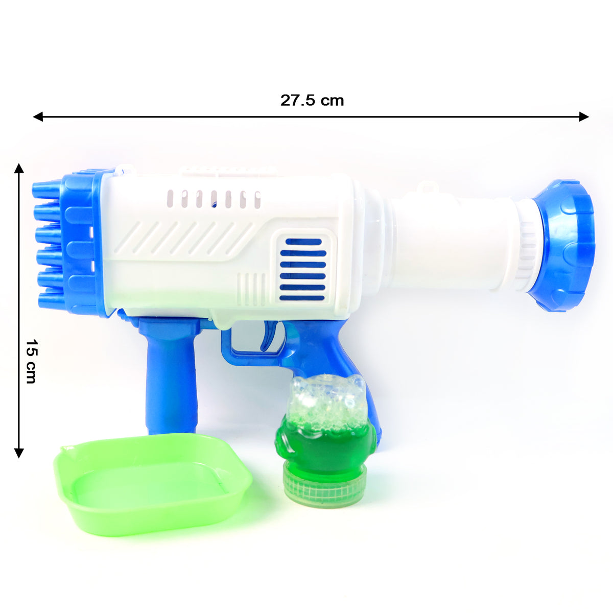 32 Holes Big Rechargeable Powerful Machine Bubble Gun Toys (1 Set)