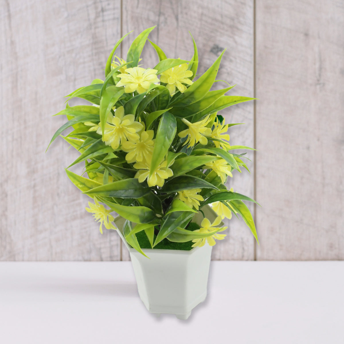 Wild Artificial Flower Plants With Cute Pot  Flower Plant For Home Office Decor  Tabletop And Desk Decoration  Artificial Flower For Balcony Indoor Decor Plants For Living Room (1 Pc)