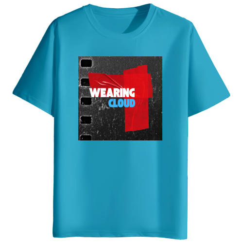 Wearing cloud round neck t shirt (BV-200)