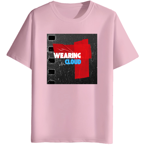 Wearing cloud round neck t shirt (BV-200)