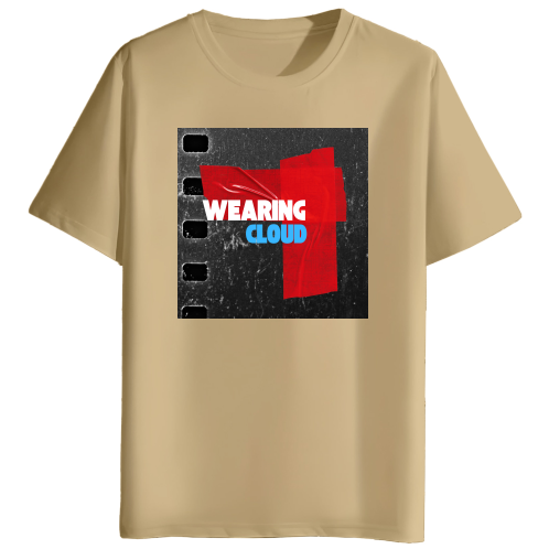 Wearing cloud round neck t shirt (BV-200)