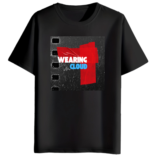 Wearing cloud round neck t shirt (BV-200)