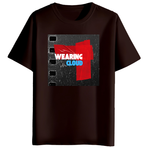 Wearing cloud round neck t shirt (BV-200)
