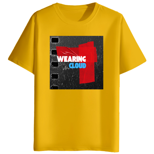 Wearing cloud round neck t shirt (BV-200)
