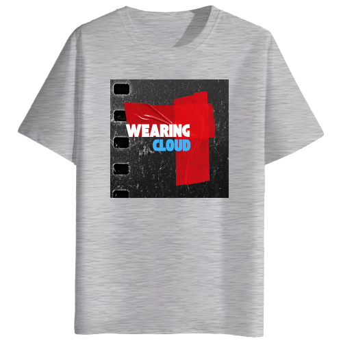 Wearing cloud round neck t shirt (BV-200)