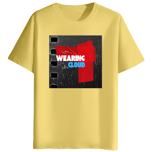 Wearing cloud round neck t shirt (BV-200)