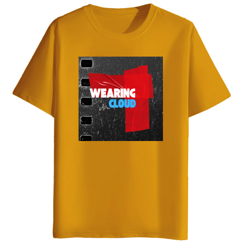 Wearing cloud round neck t shirt (BV-200)
