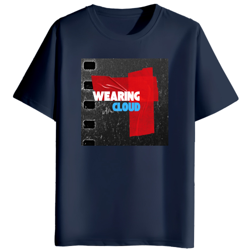 Wearing cloud round neck t shirt (BV-200)