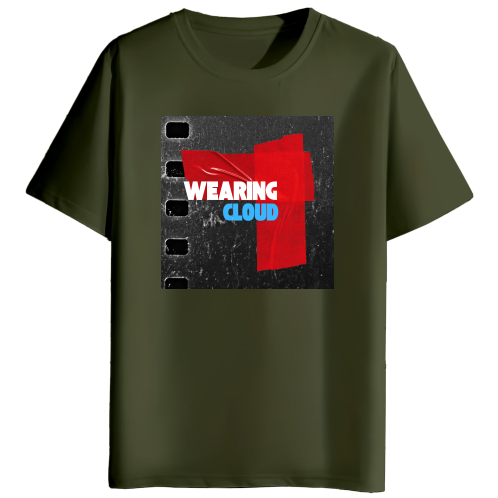 Wearing cloud round neck t shirt (BV-200)