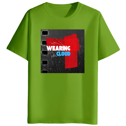 Wearing cloud round neck t shirt (BV-200)