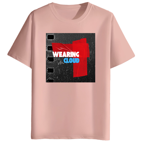 Wearing cloud round neck t shirt (BV-200)