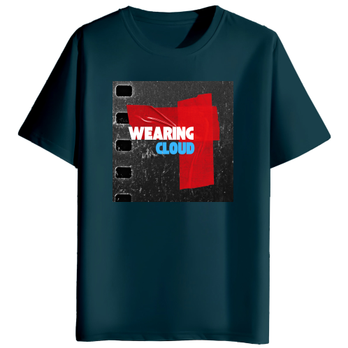 Wearing cloud round neck t shirt (BV-200)
