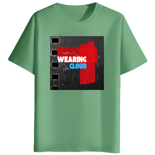 Wearing cloud round neck t shirt (BV-200)