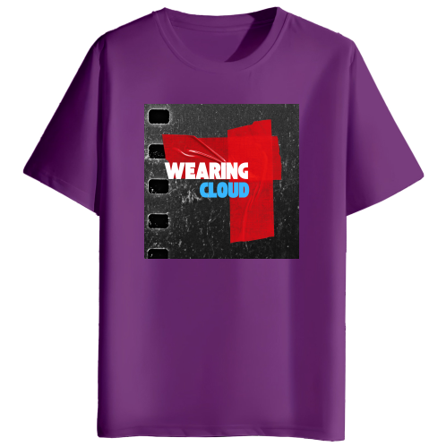 Wearing cloud round neck t shirt (BV-200)