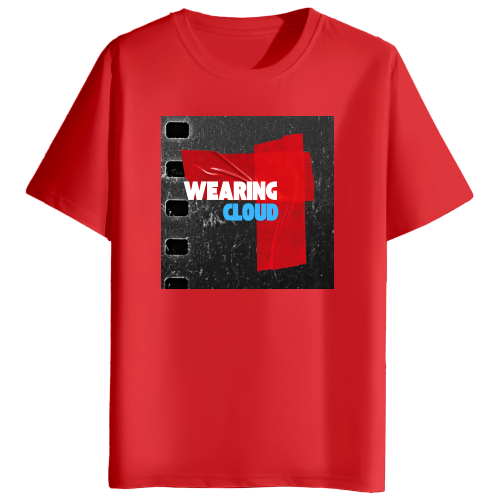 Wearing cloud round neck t shirt (BV-200)
