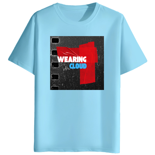 Wearing cloud round neck t shirt (BV-200)