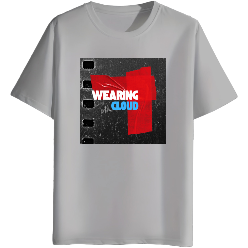 Wearing cloud round neck t shirt (BV-200)