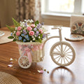 Decorative Bicycle Flower Pot With Basket (1 Pc)