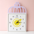 Decorative Square Wall Clock Battery Operated  1 Pc